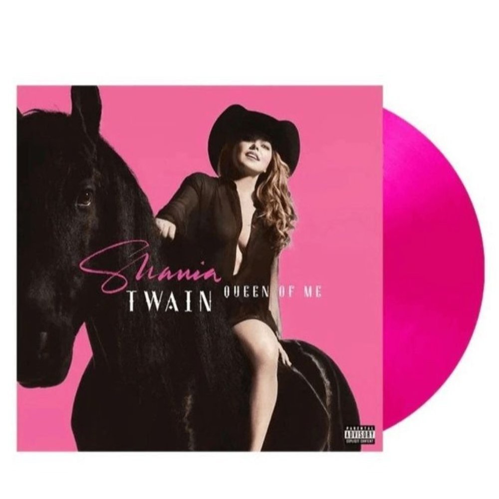Shania Twain: Queen Of Me Target Exclusive Neon Pink Colored Vinyl LP Album NEW!